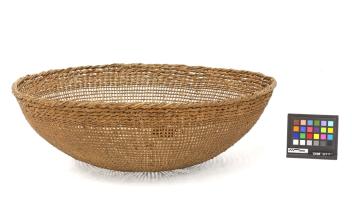 Open work sieve basket (Mah-hak'eh-e-ah) from Clear Lake
