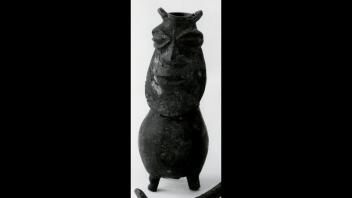 Ashanti (Asante) bronze figure, from the Ashanti territory of Southern Ghana.