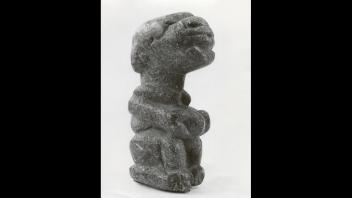 Nok figure of green stone from the Nok Figurine Culture of the Benue Plateau of central Nigeria, between about 500 BC and AD 200.