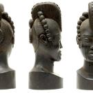 Ebony Bust from Equatorial Africa